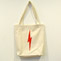 Lightening bolt shopping bag